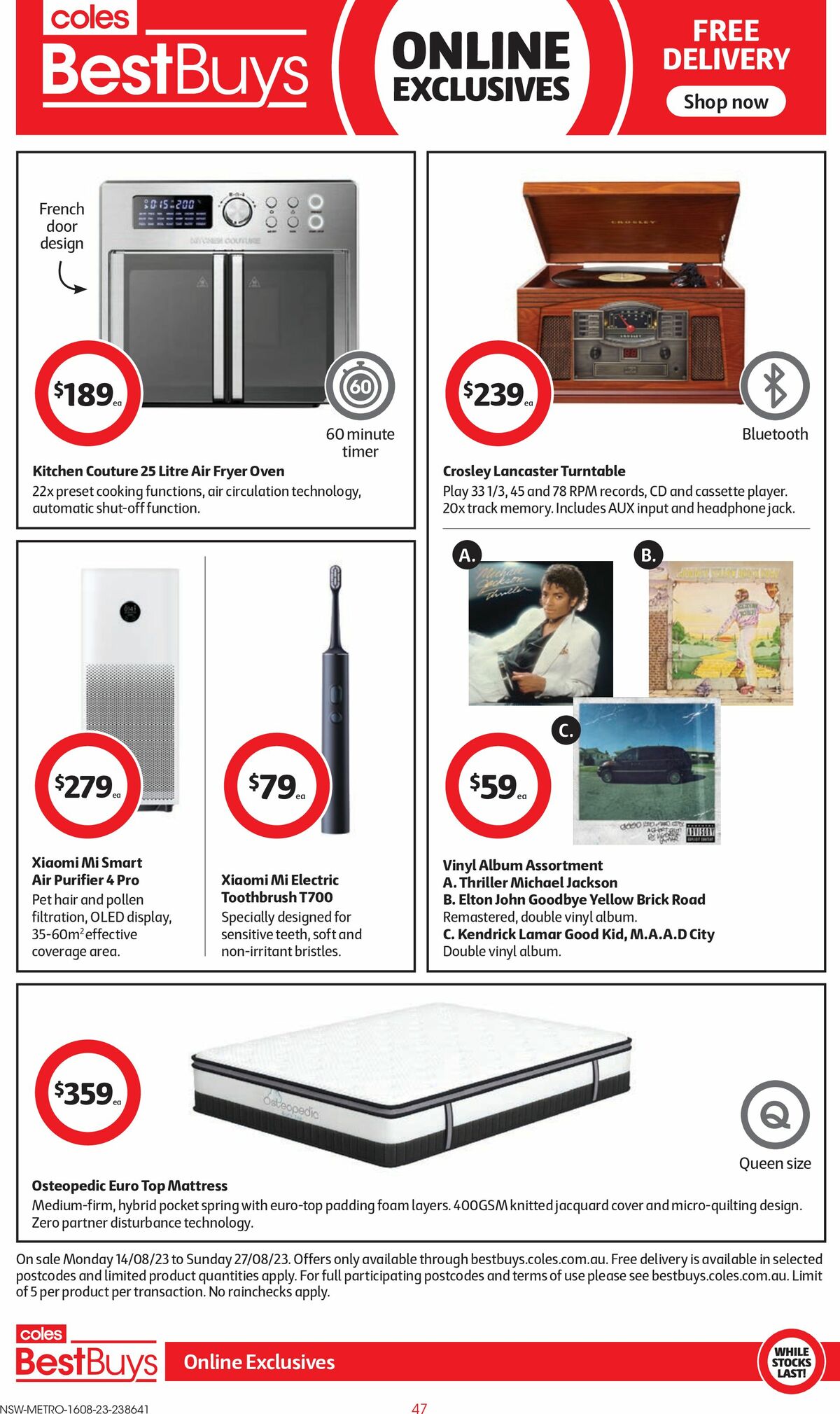 Coles Catalogues from 16 August