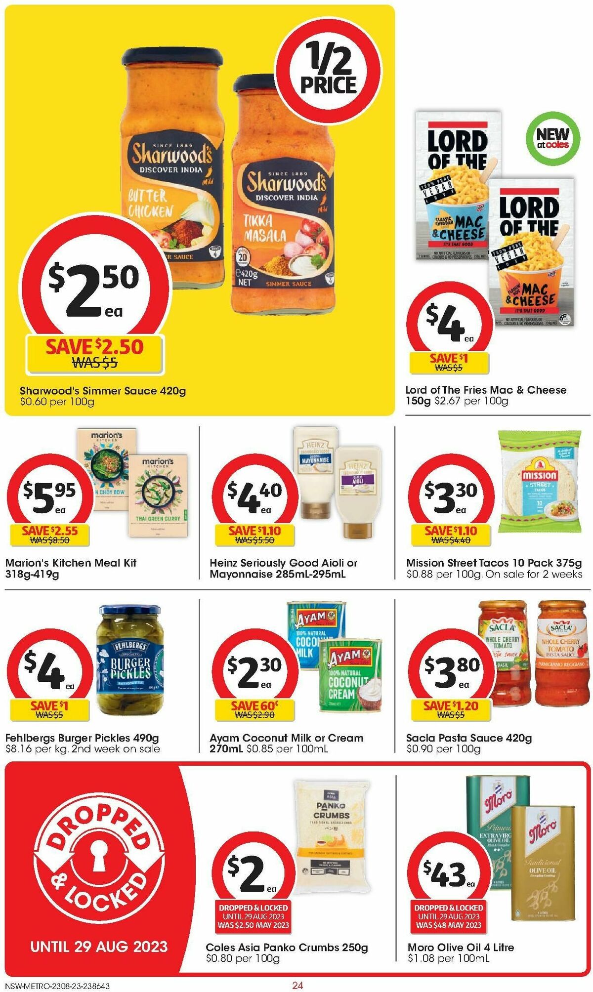 Coles Catalogues from 23 August
