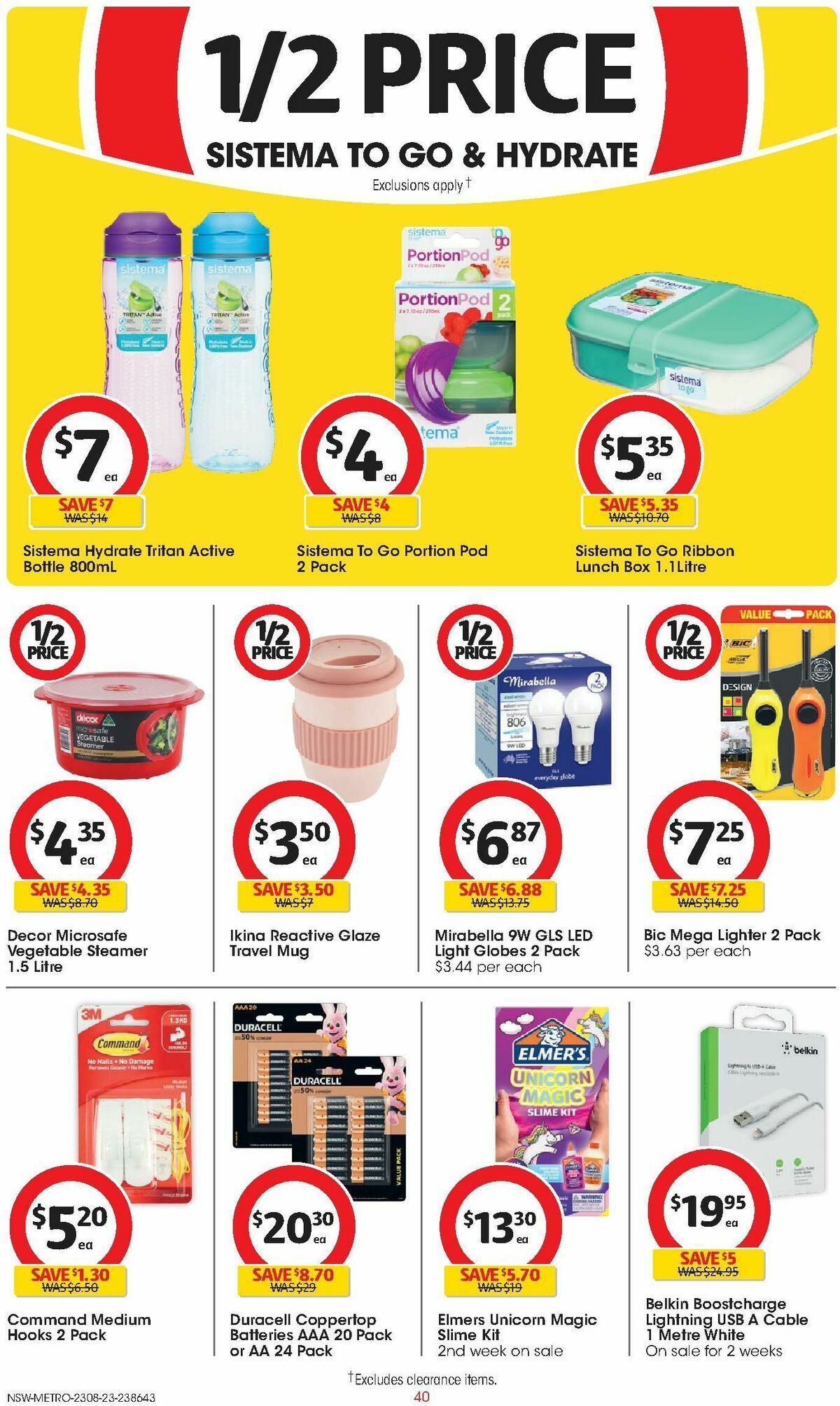 Coles Catalogues from 23 August
