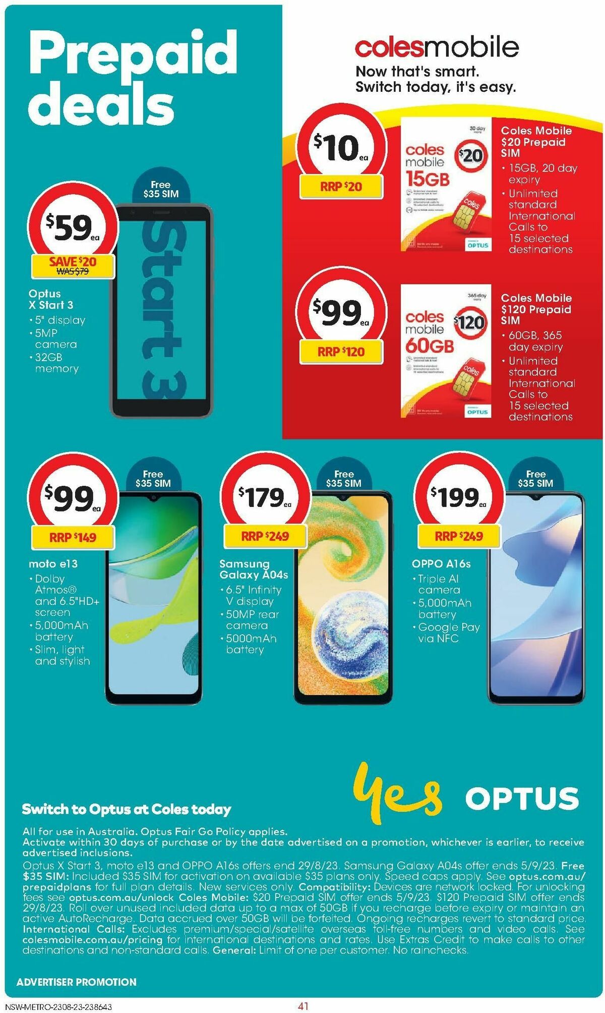 Coles Catalogues from 23 August