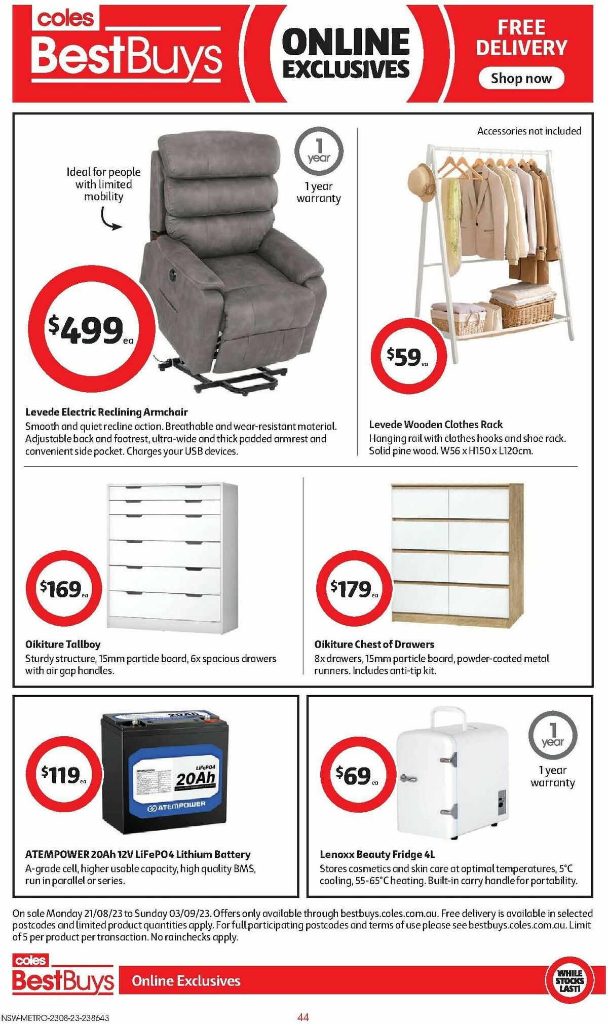 Coles Catalogues from 23 August