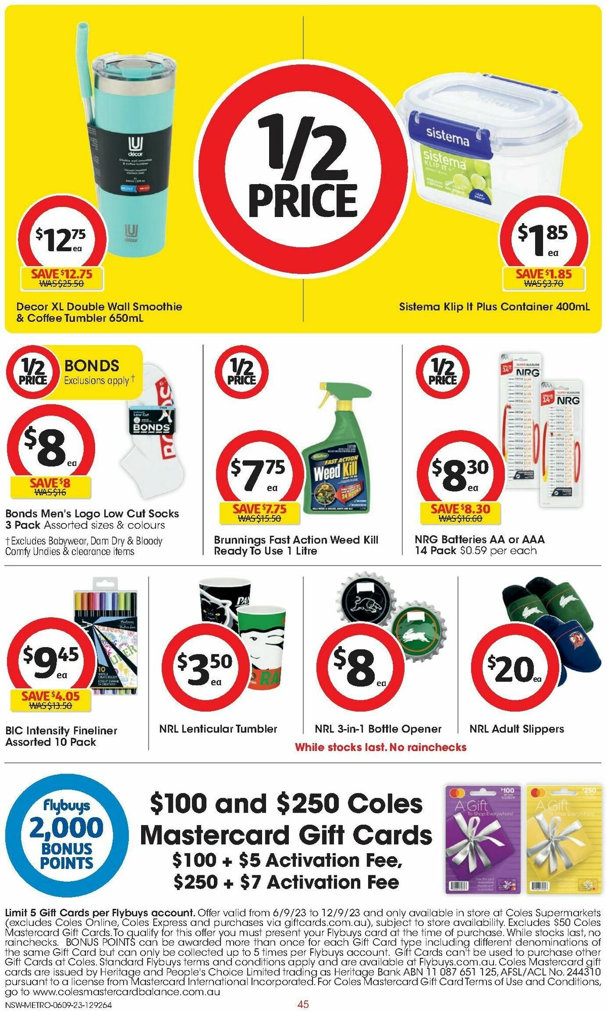 Coles Catalogues from 6 September