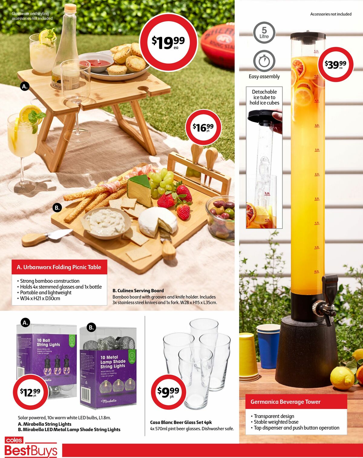 Coles Best Buys - Celebrate Footy Finals Catalogues from 15 September