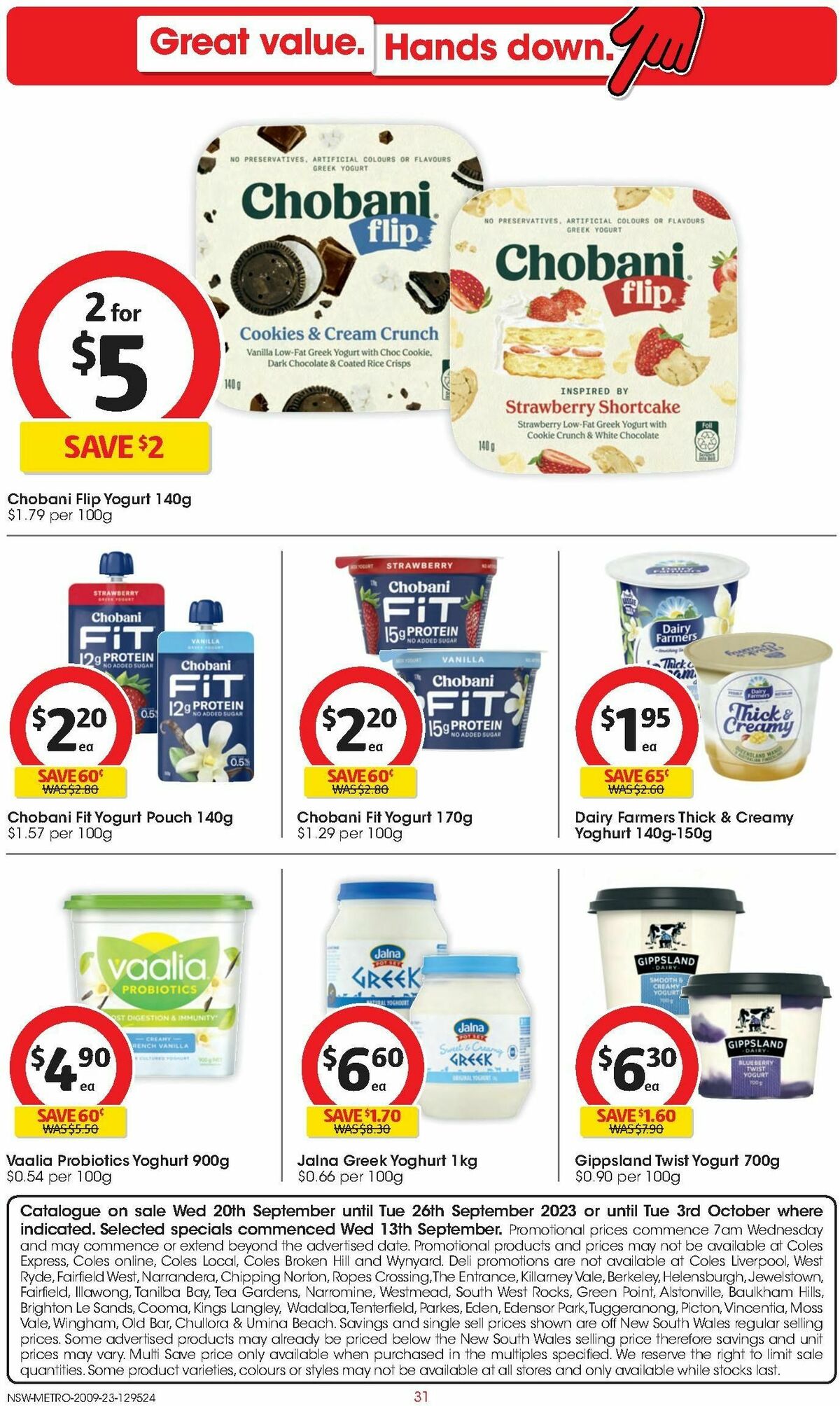 Coles Catalogues from 20 September