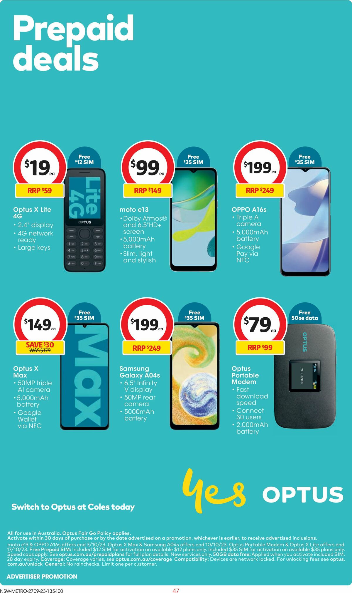 Coles Catalogues from 27 September