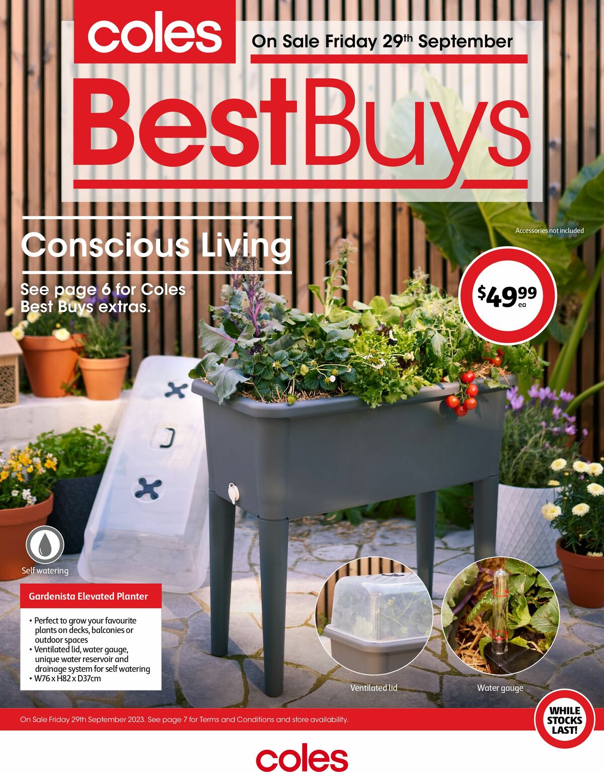 Coles Best Buys - Conscious Living Catalogues from 29 September
