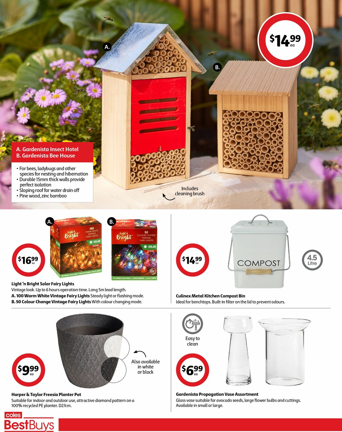 Coles Best Buys - Conscious Living Catalogues from 29 September