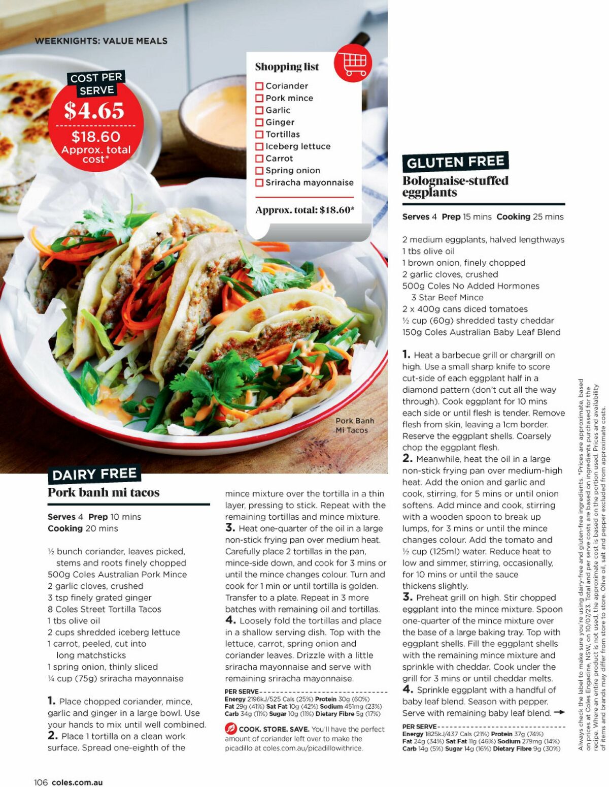 Coles Magazine October Catalogues from 1 October