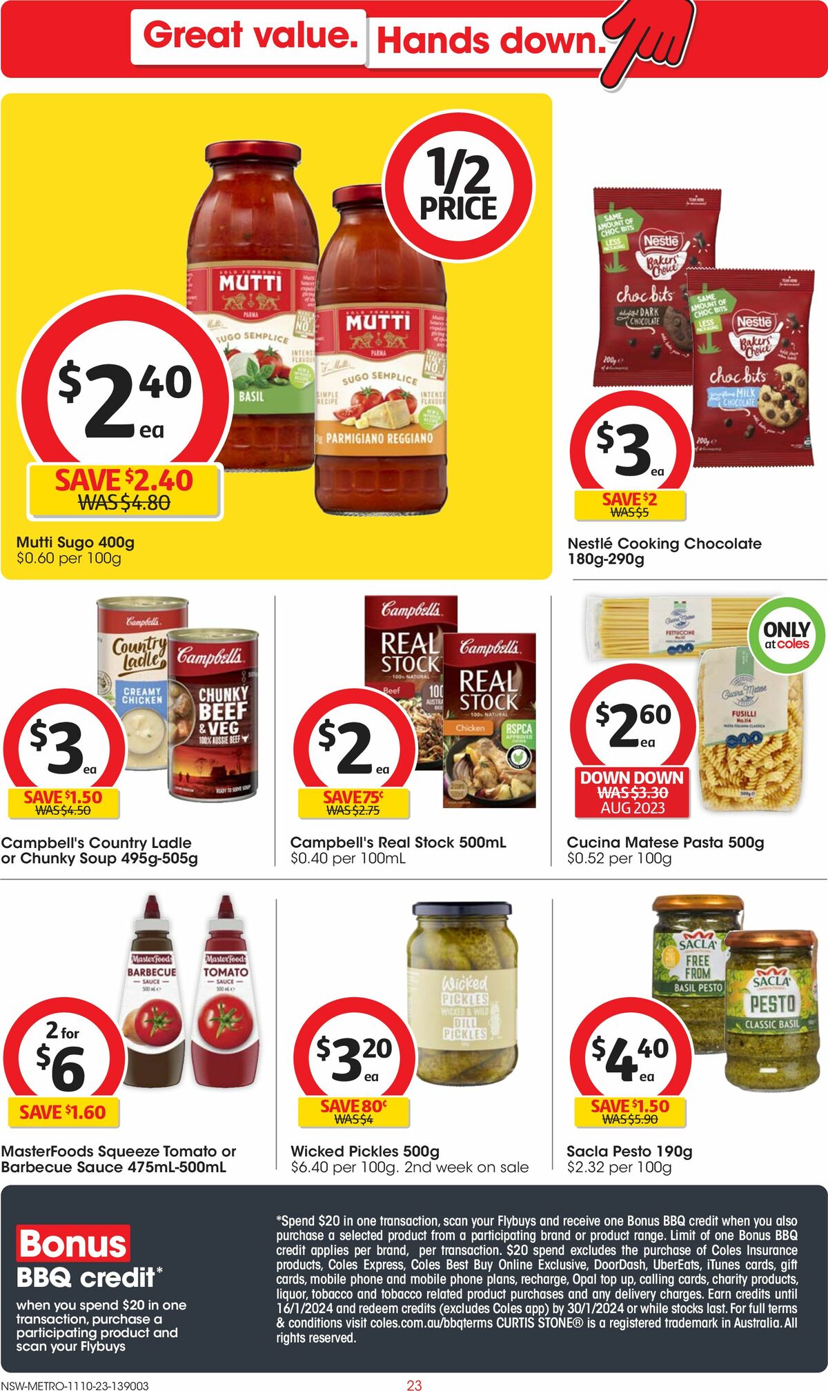 Coles Catalogues from 11 October