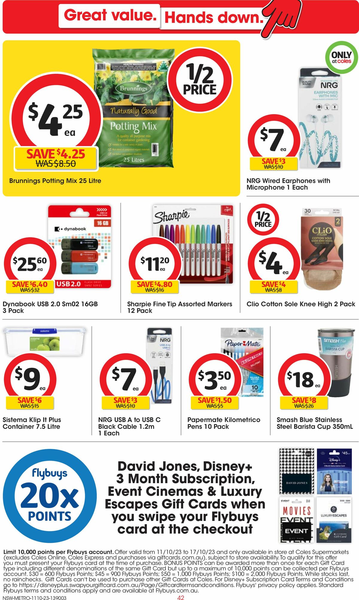 Coles Catalogues from 11 October