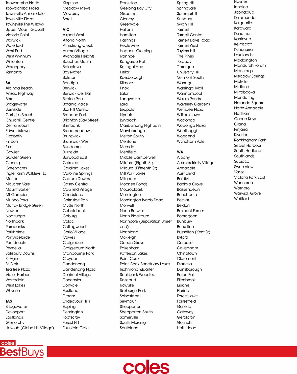 Coles Best Buys - Home Harmony Catalogues from 13 October