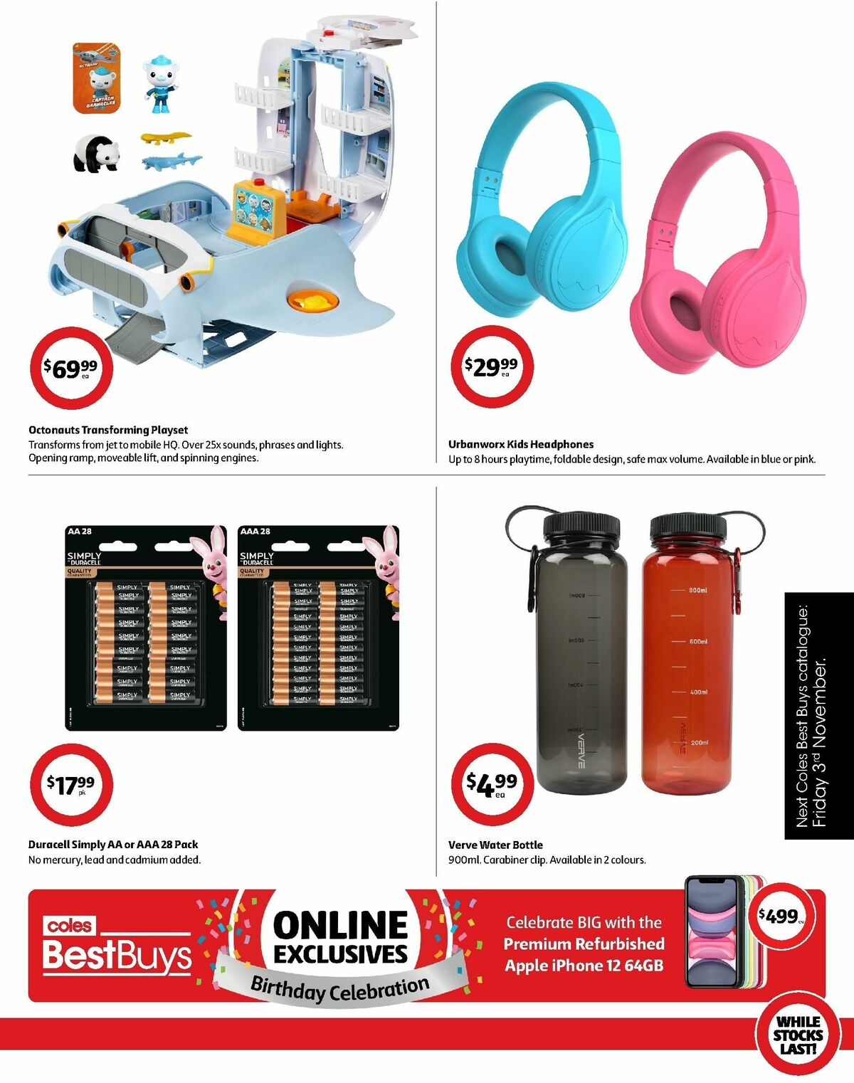 Coles Best Buys - Weekend Getaway Catalogues from 27 October
