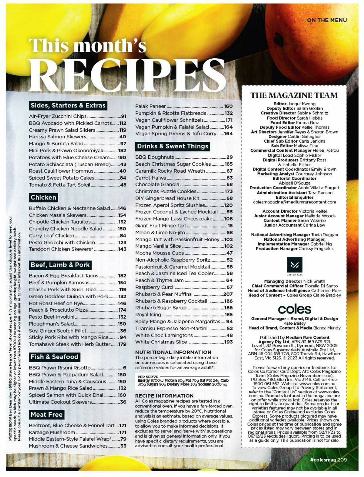 Coles November Catalogues from 1 November