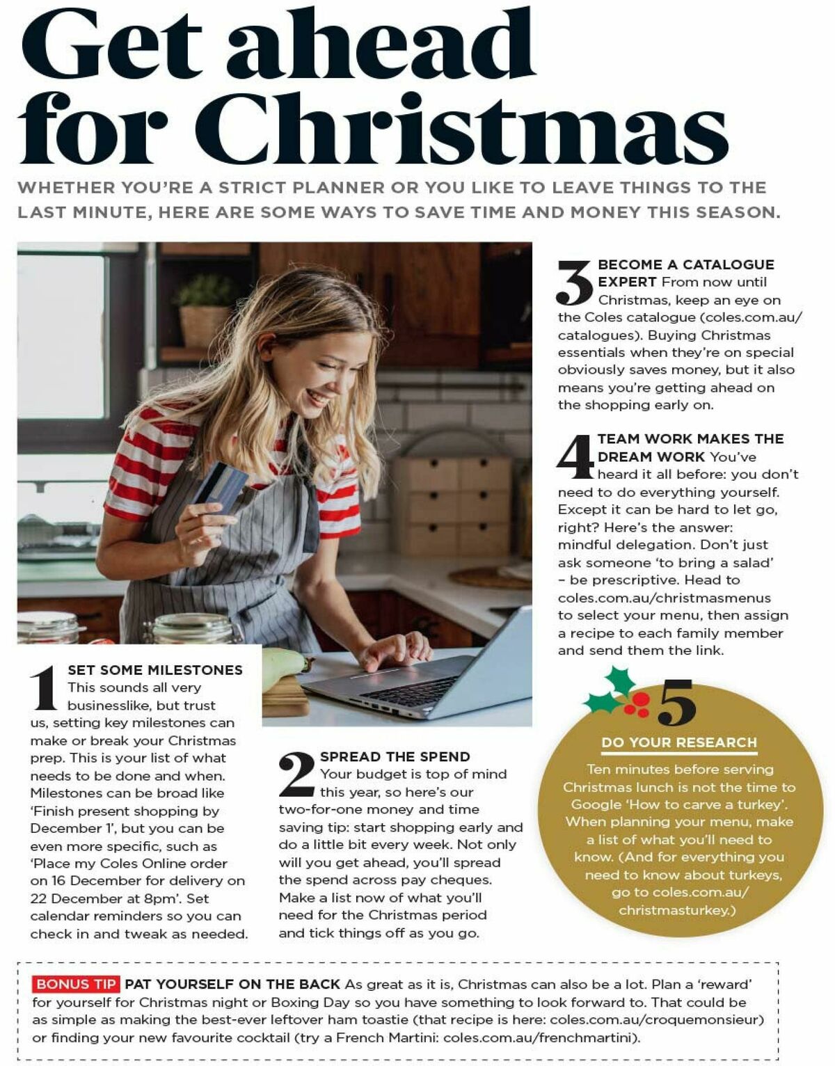 Coles November Catalogues from 1 November