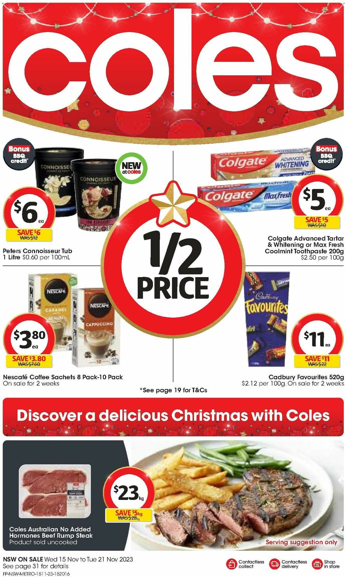 Coles Catalogues from 15 November