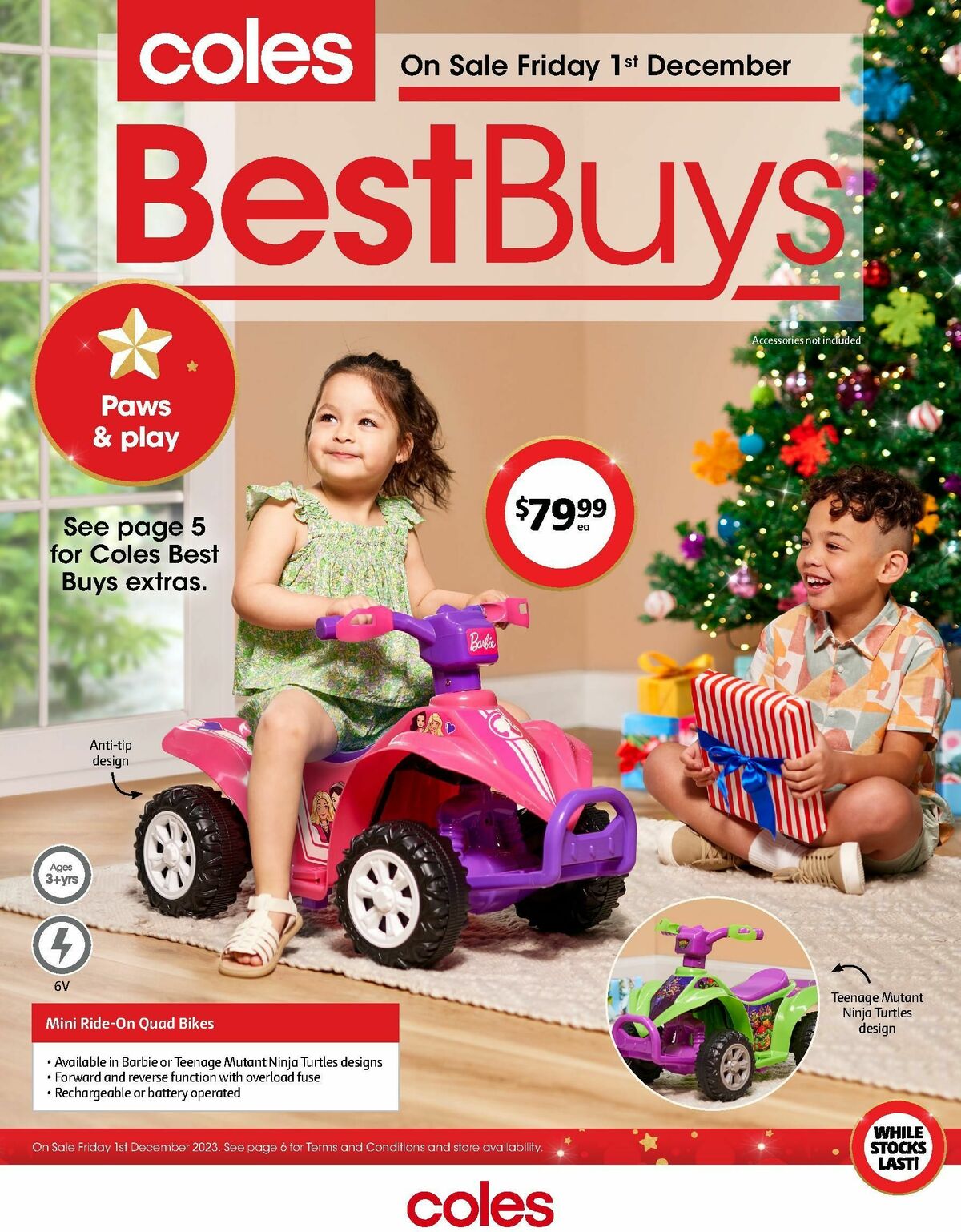 Coles Best Buys - Paws & Play Catalogues from 1 December