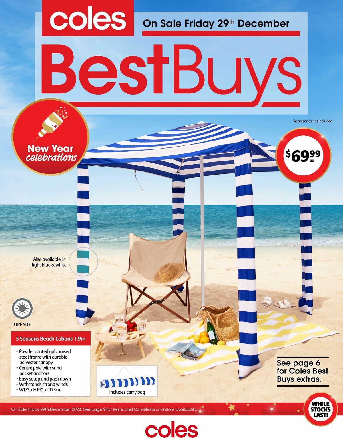 Coles Best Buys - New Year Celebrations Catalogues from 29 December