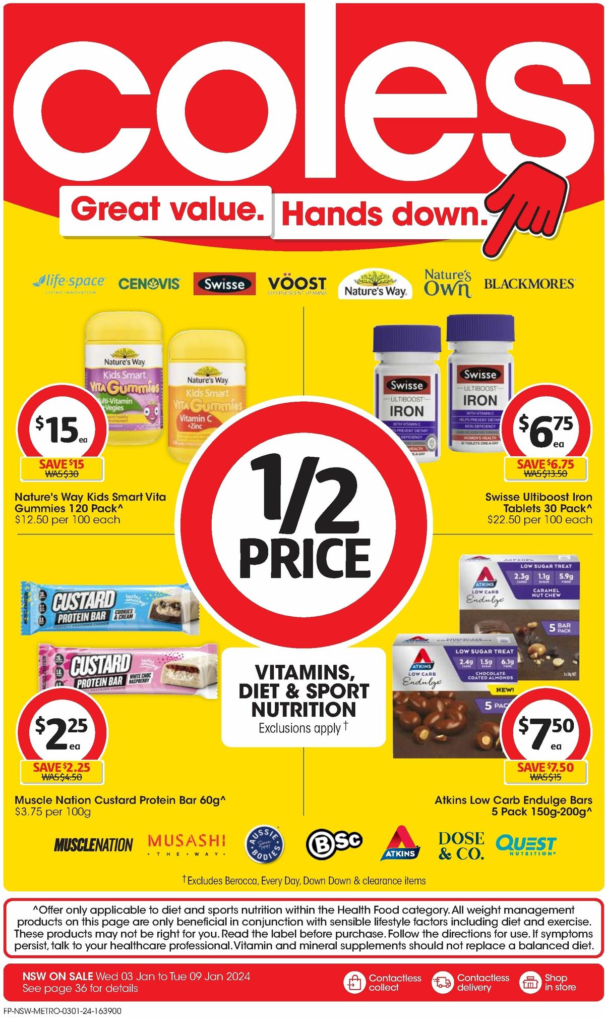 Coles Catalogues from 3 January