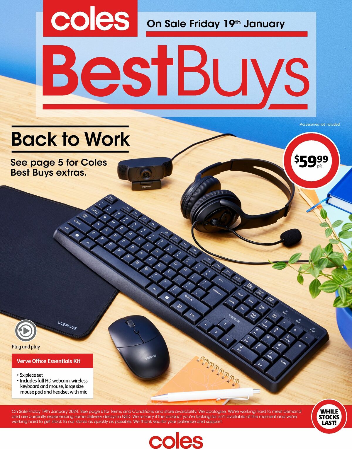 Coles Best Buys - Back to Work Catalogues from 19 January