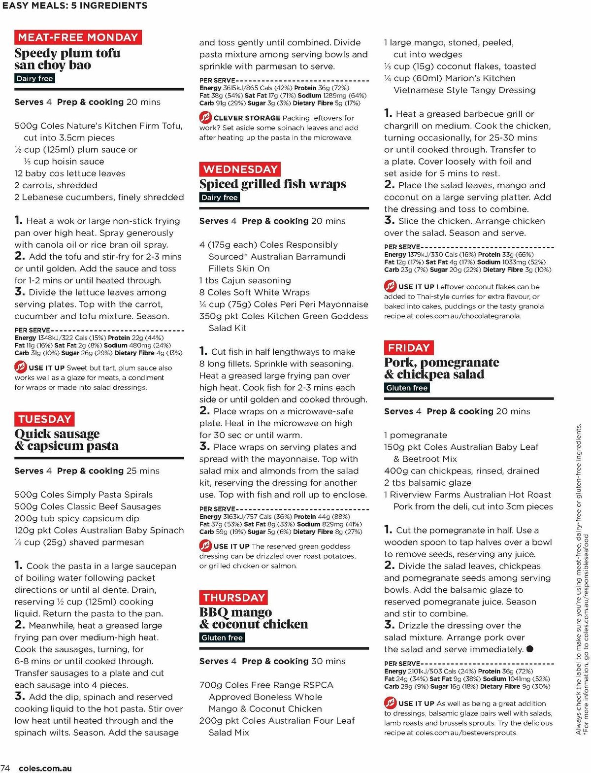 Coles Magazine February Catalogues from 1 February