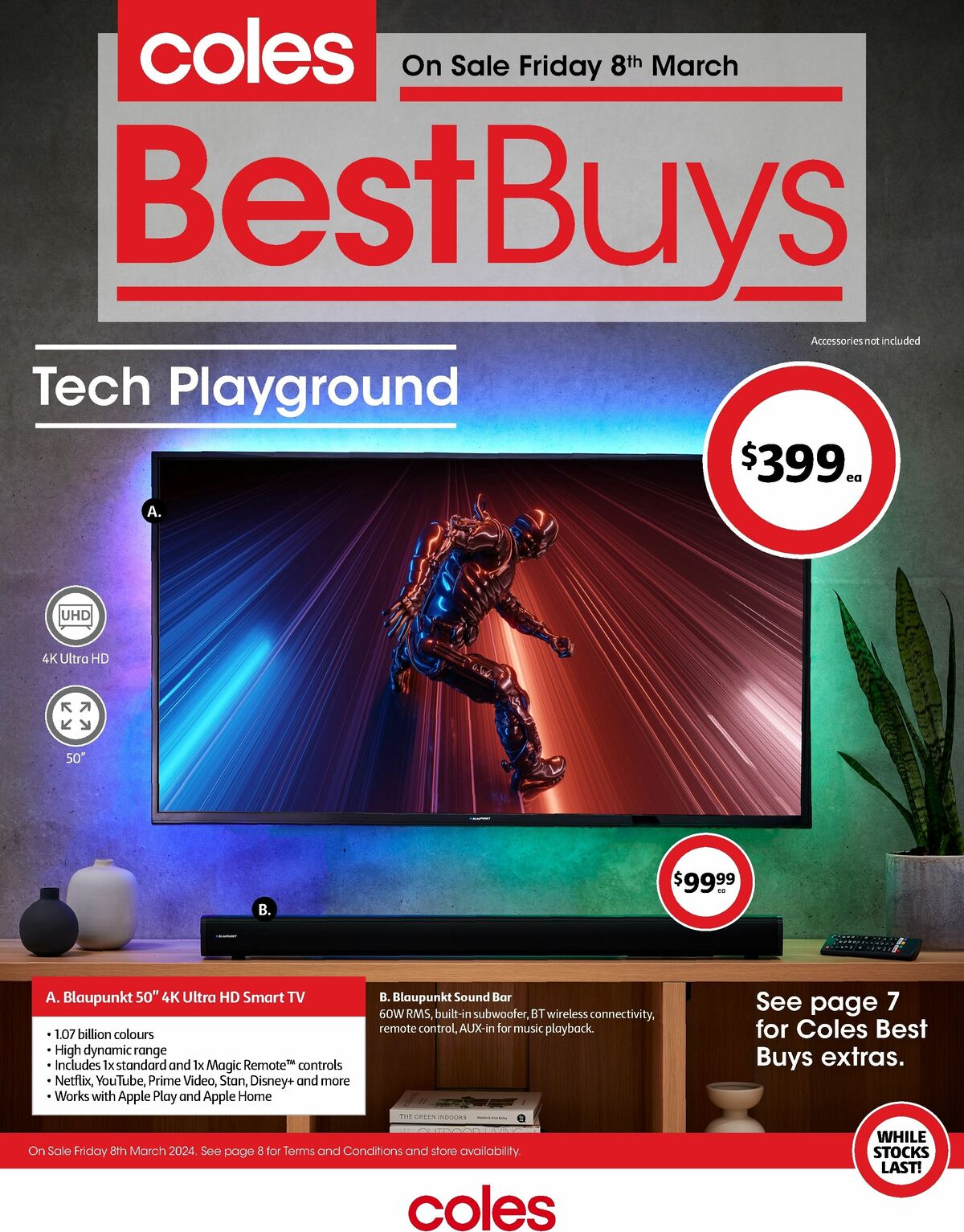 Coles Best Buys - Tech Playground Catalogues from 8 March