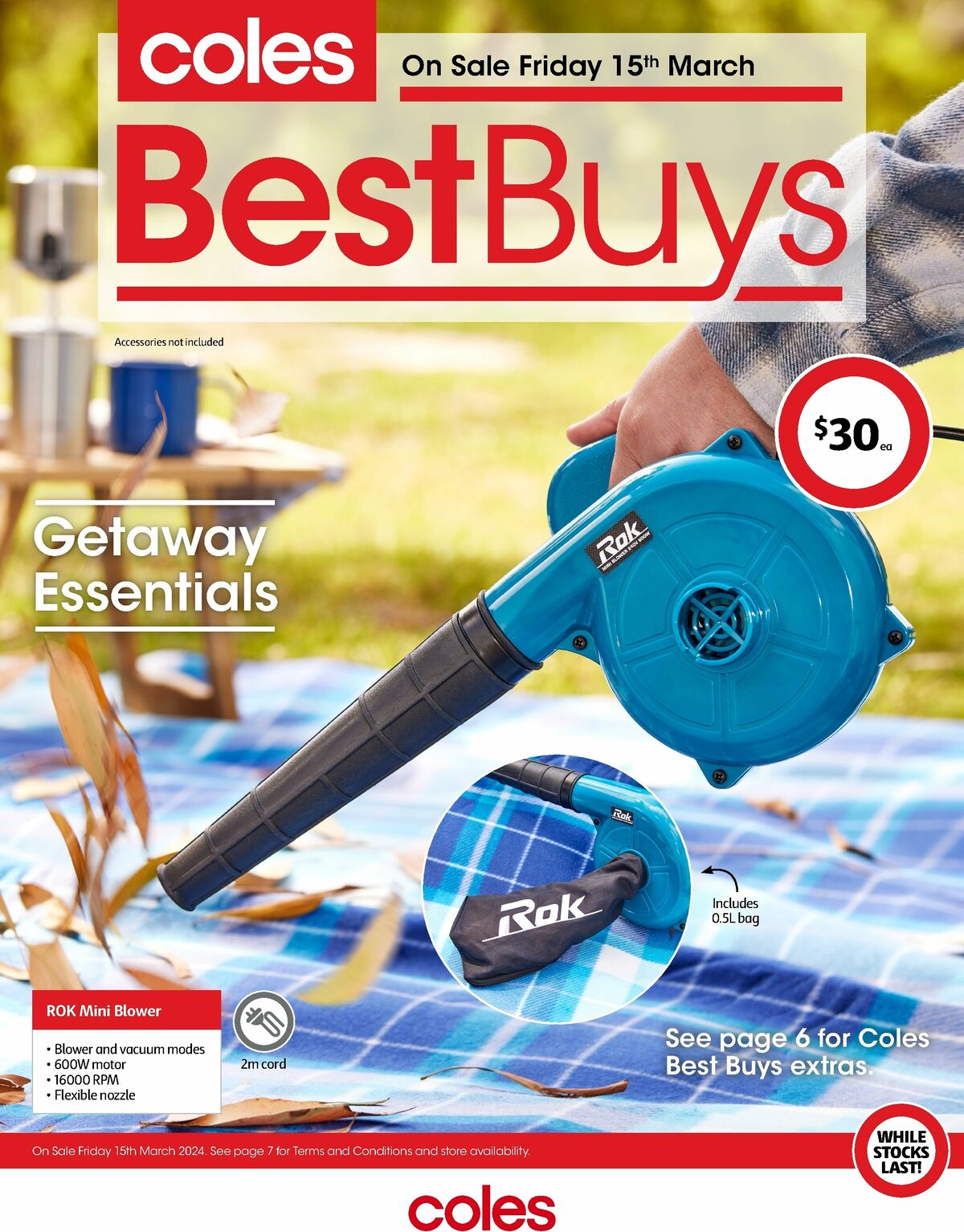 Coles Best Buys - Getaway Essentials Catalogues from 15 March