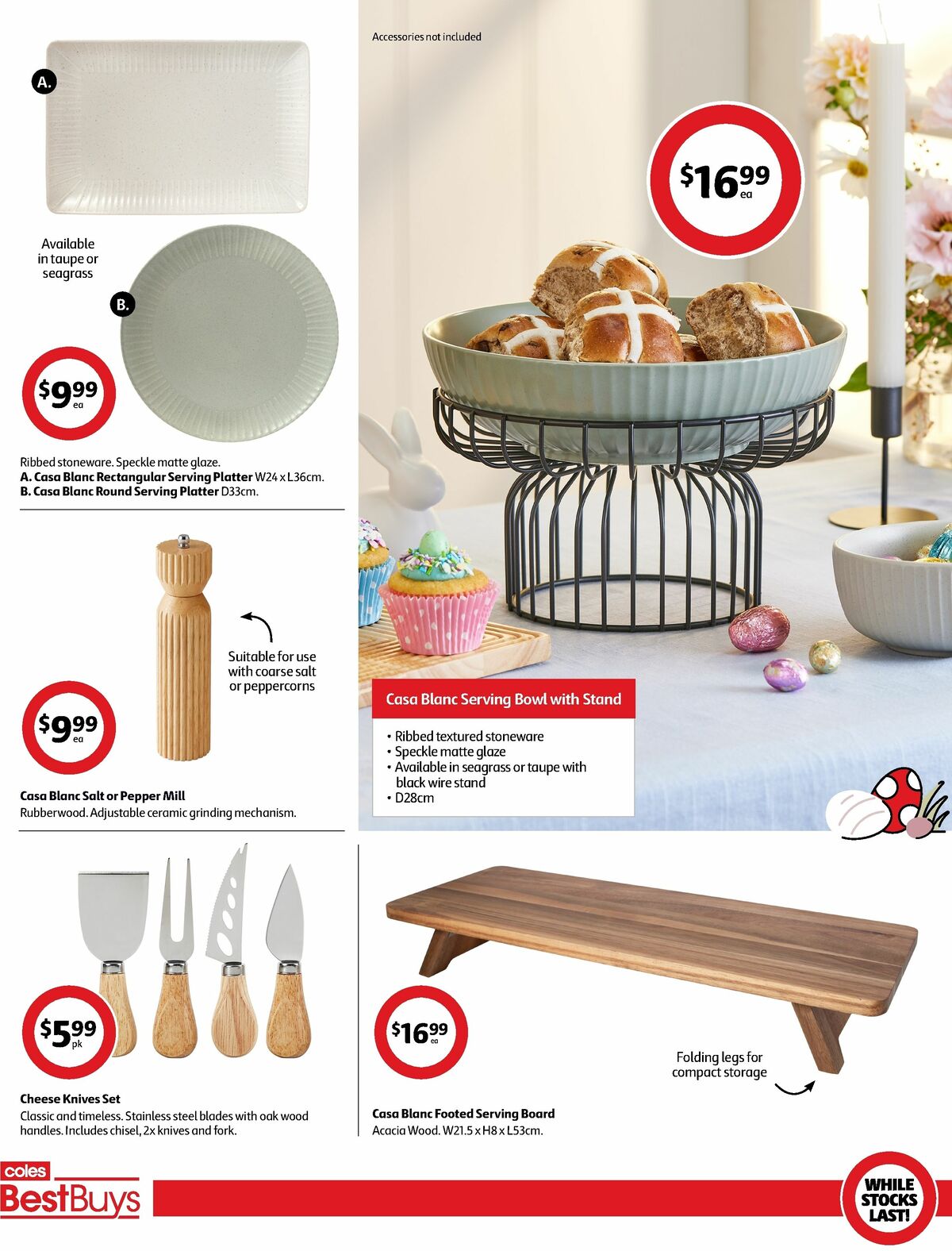 Coles Best Buys - Easter Entertaining Catalogues from 29 March