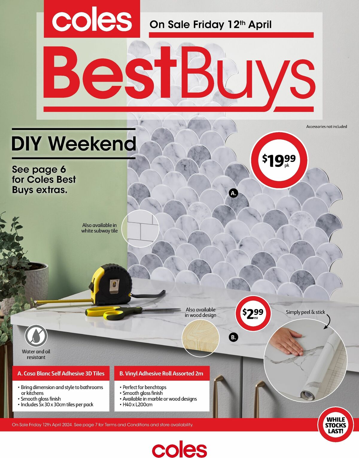Coles Best Buys - DIY Weekend Catalogues from 12 April