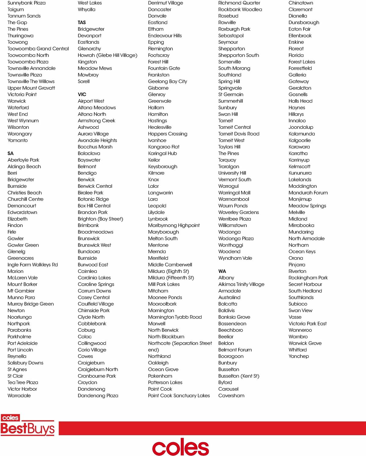 Coles Best Buys - Sewing & Craft Catalogues from 19 April