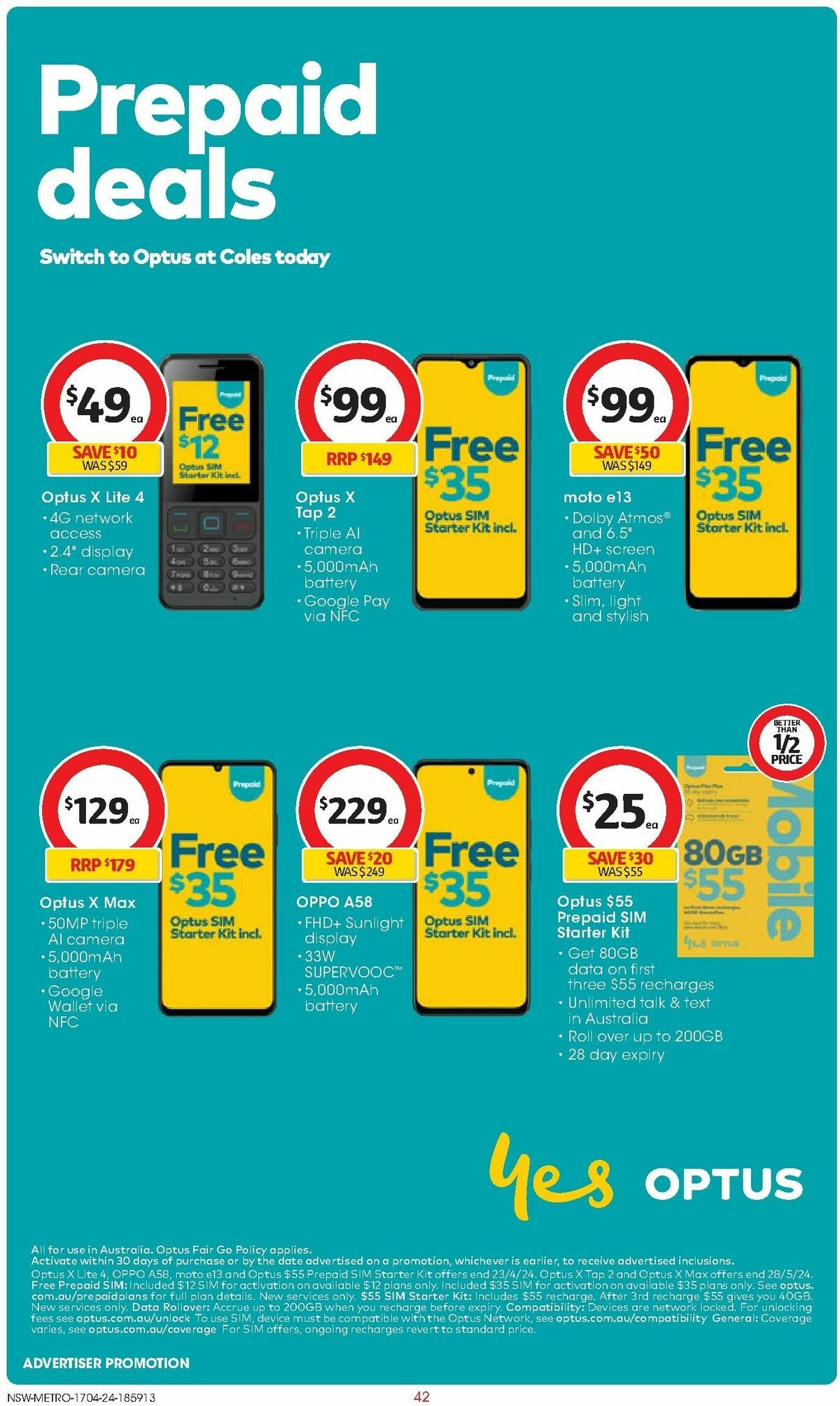 Coles Catalogues from 17 April