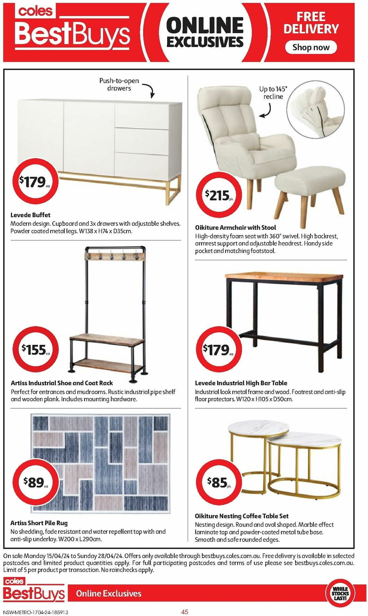 Coles Catalogues from 17 April