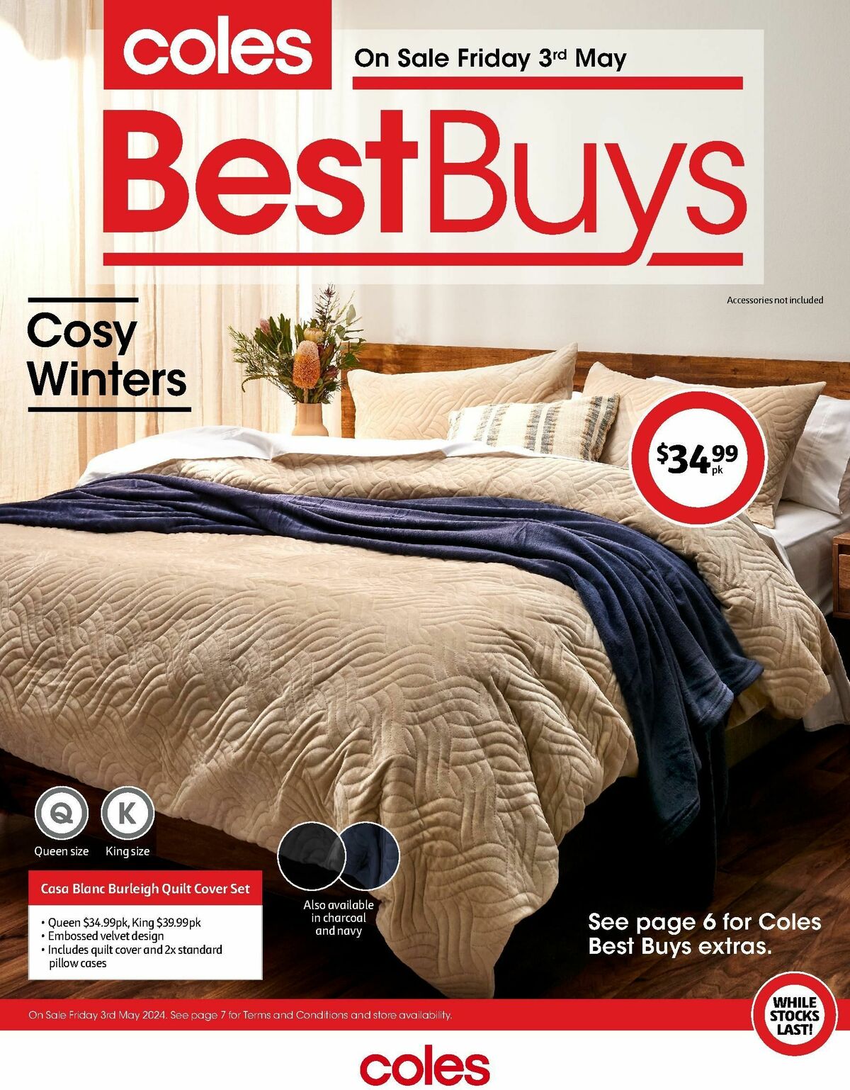 Coles Best Buys - Cosy Winters Catalogues from 3 May