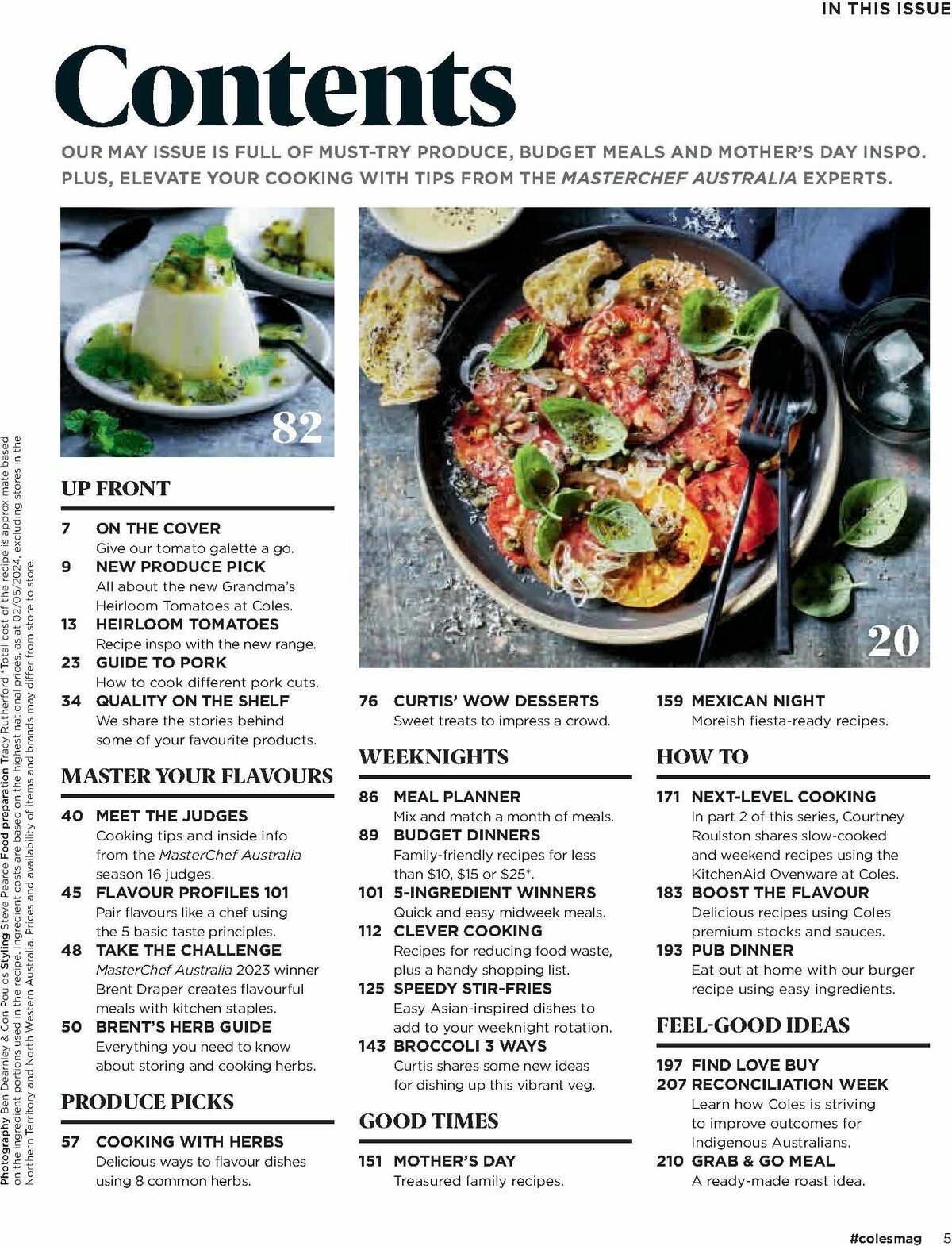 Coles Magazine May Catalogues from 4 May