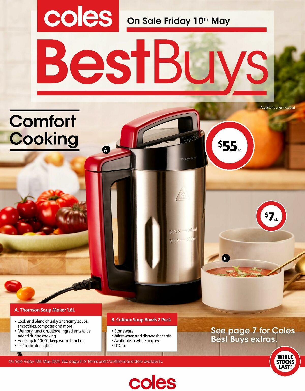 Coles Best Buys - Comfort Cooking Catalogues from 10 May