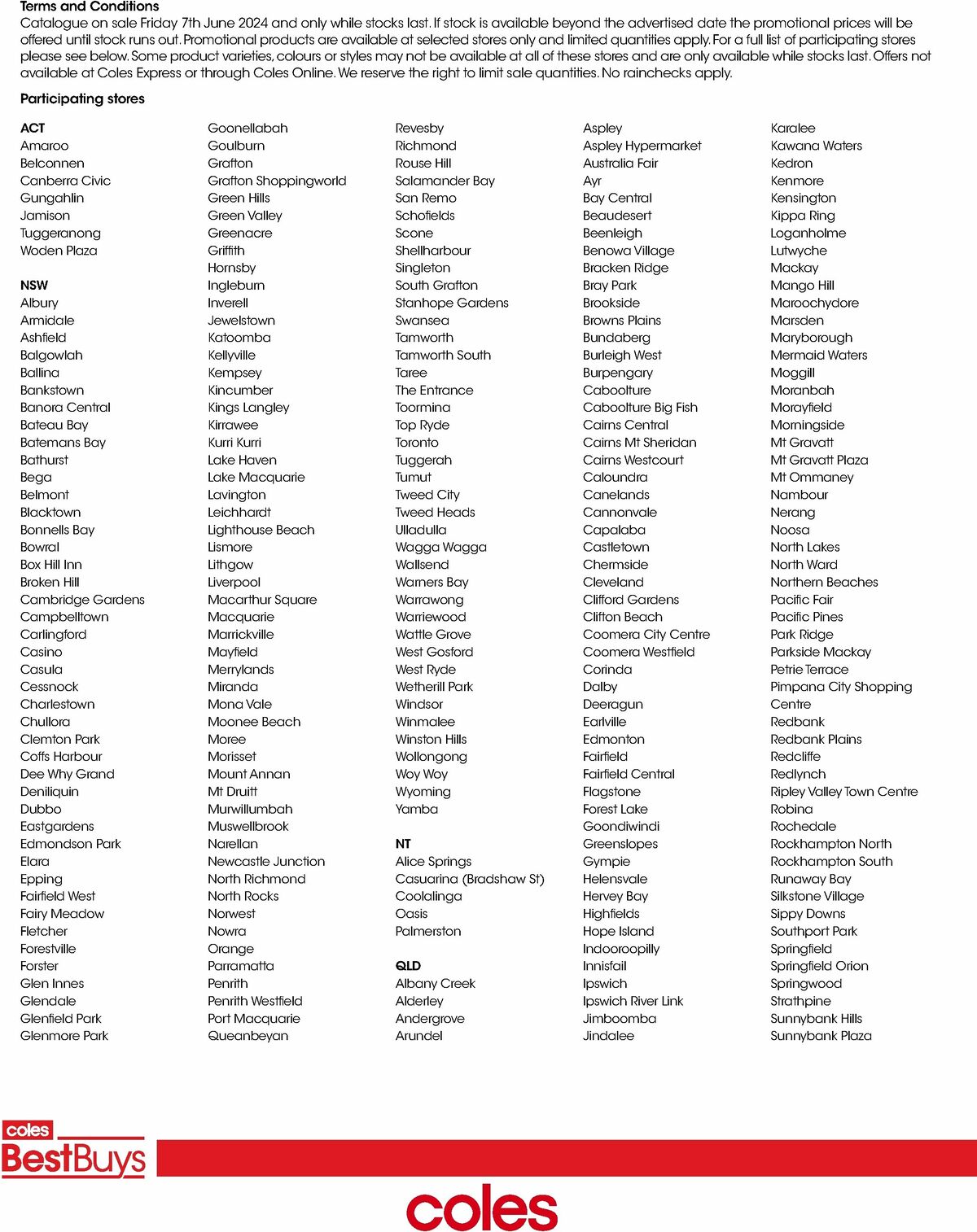 Coles Best Buys - Playtime Fun Catalogues from 7 June