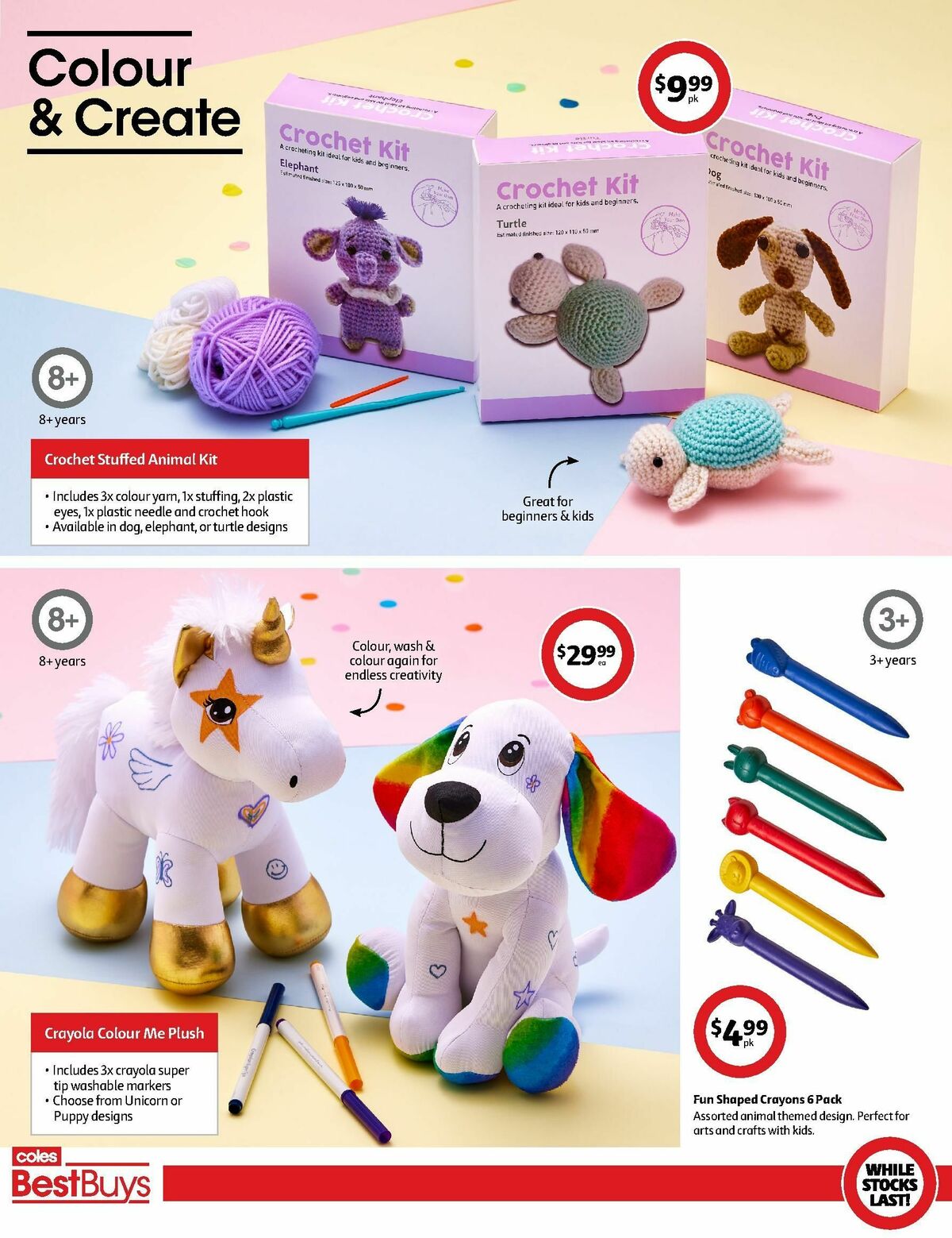 Coles Best Buys - Crafty Creations Catalogues from 26 July