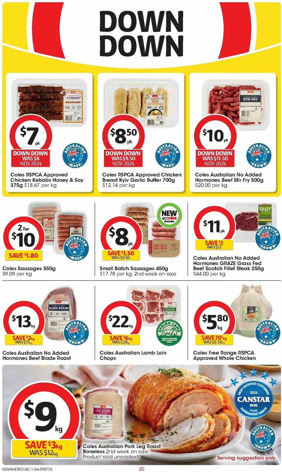 Coles Catalogues from 6 November