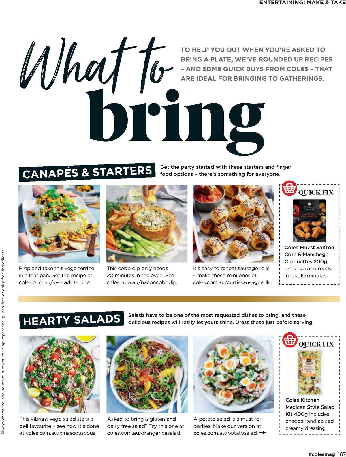 Coles Magazine November Catalogues from 1 November