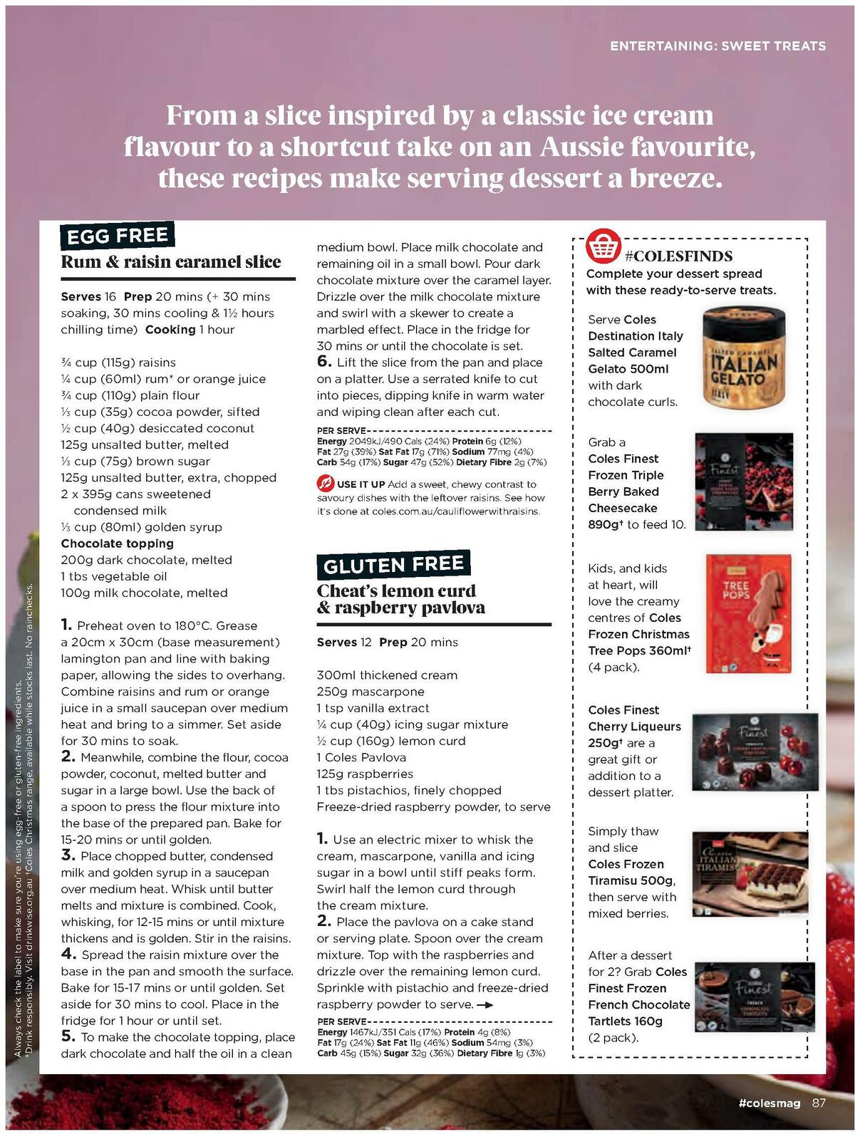 Coles Magazine November Catalogues from 1 November