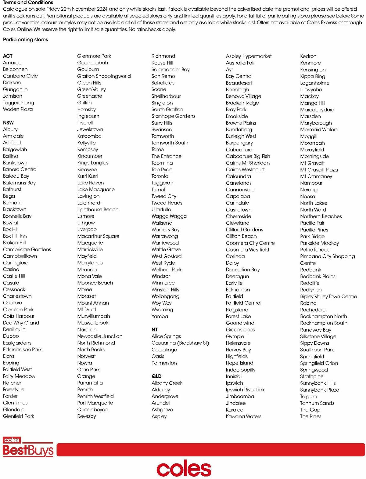 Coles Best Buys - Wellness Wonders Catalogues from 22 November