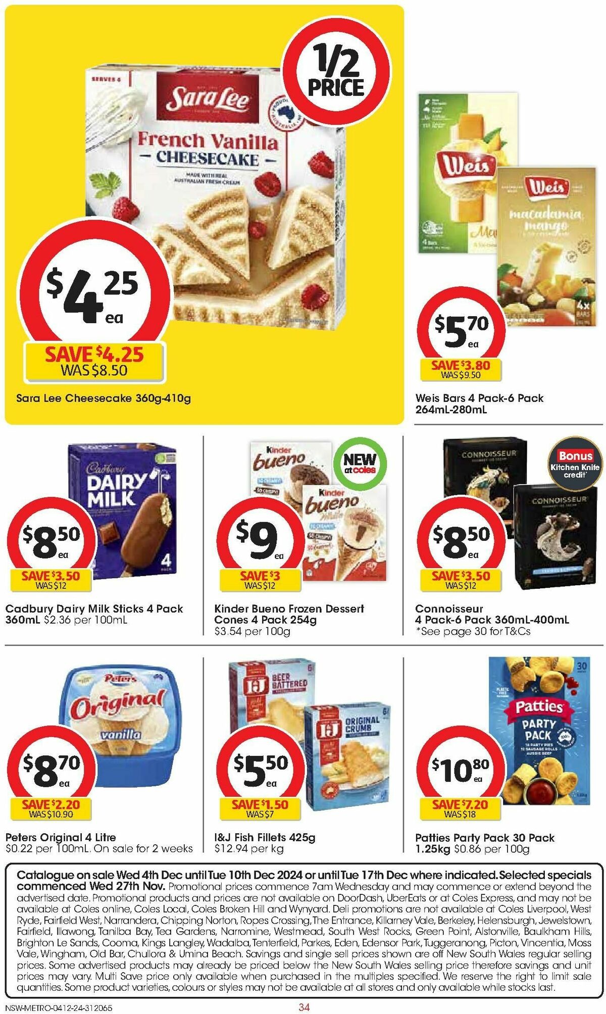 Coles Catalogues from 4 December