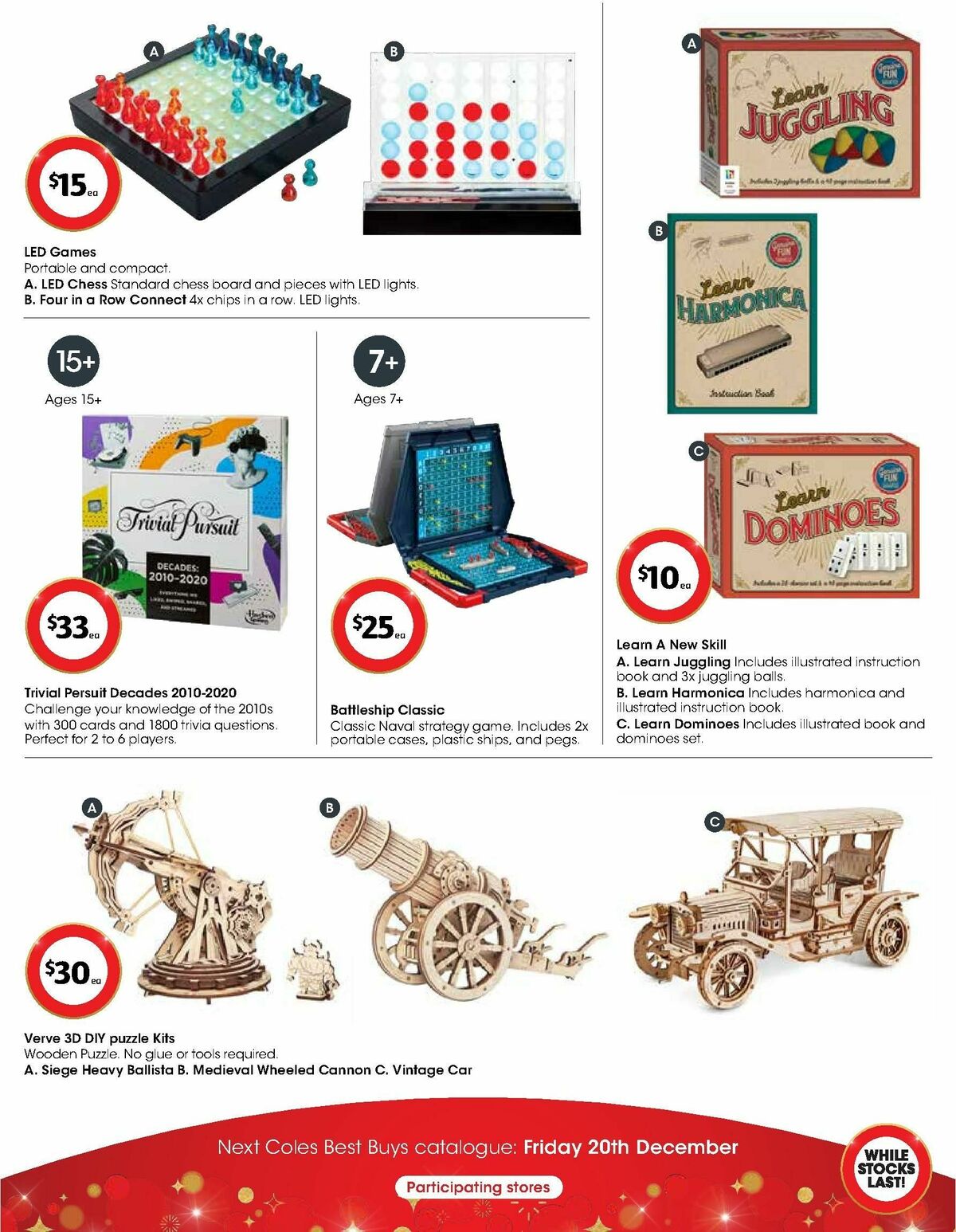 Coles Best Buys - Retro Gifting Catalogues from 13 December