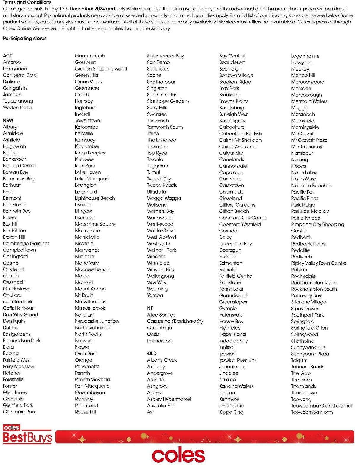 Coles Best Buys - Retro Gifting Catalogues from 13 December