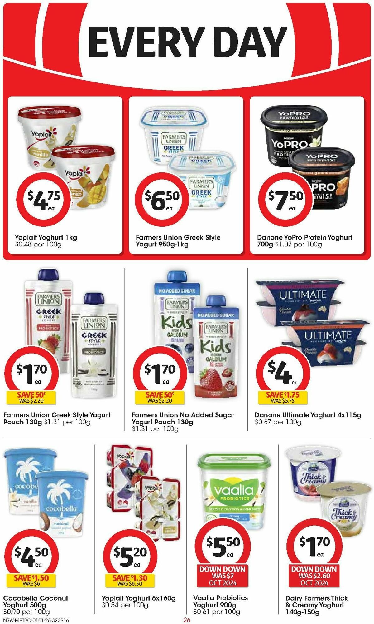 Coles Catalogues from 1 January