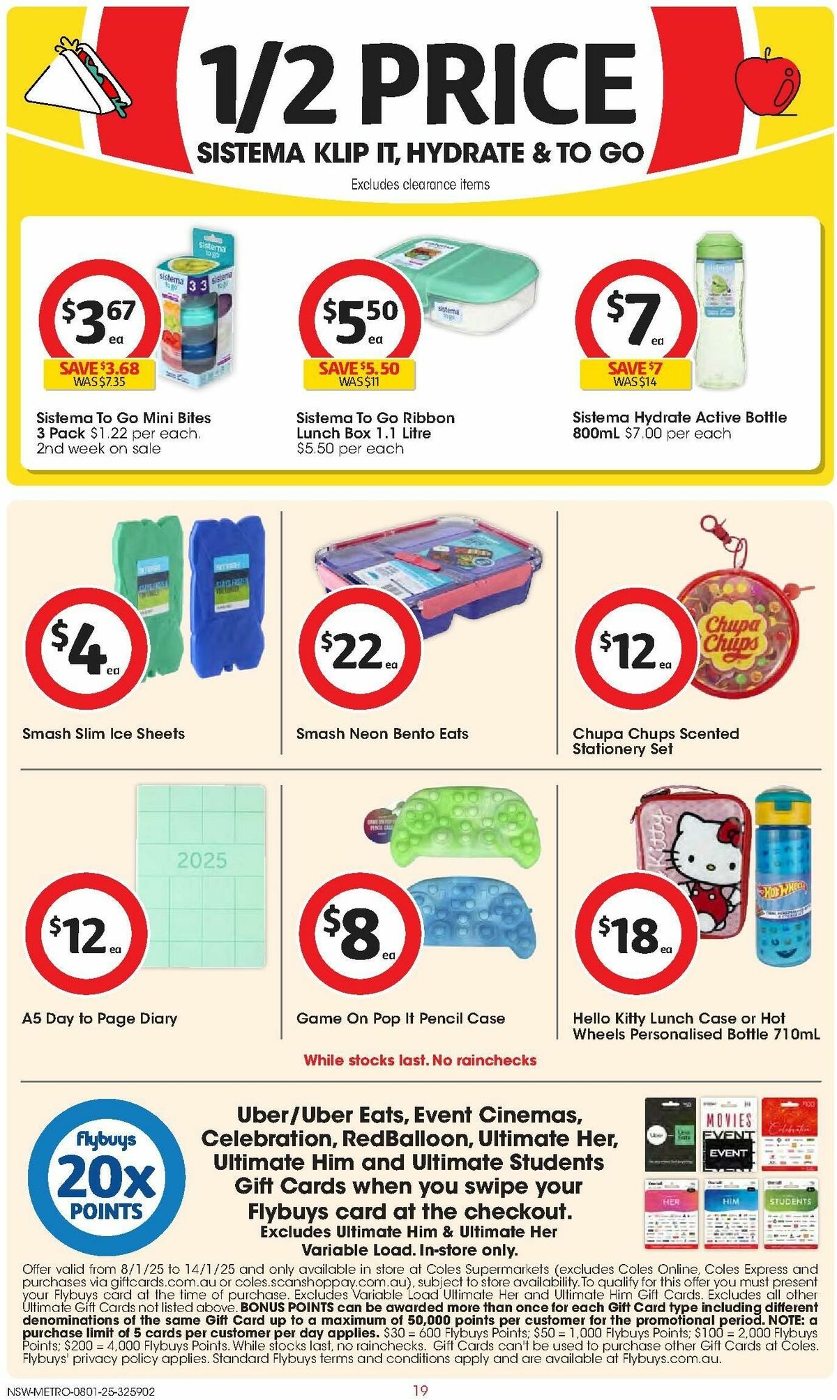 Coles Catalogues from 8 January