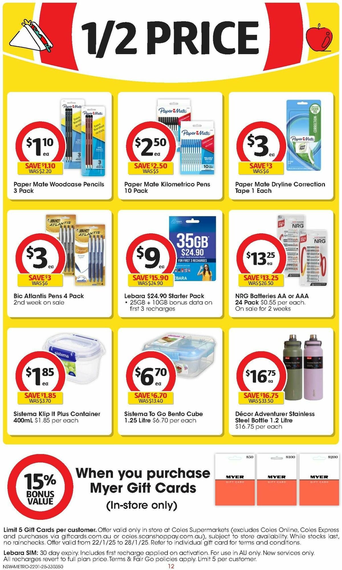 Coles Catalogues from 22 January