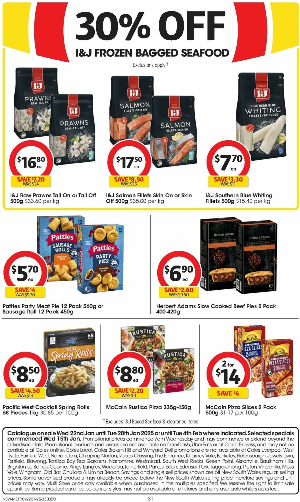 Coles Catalogues from 22 January