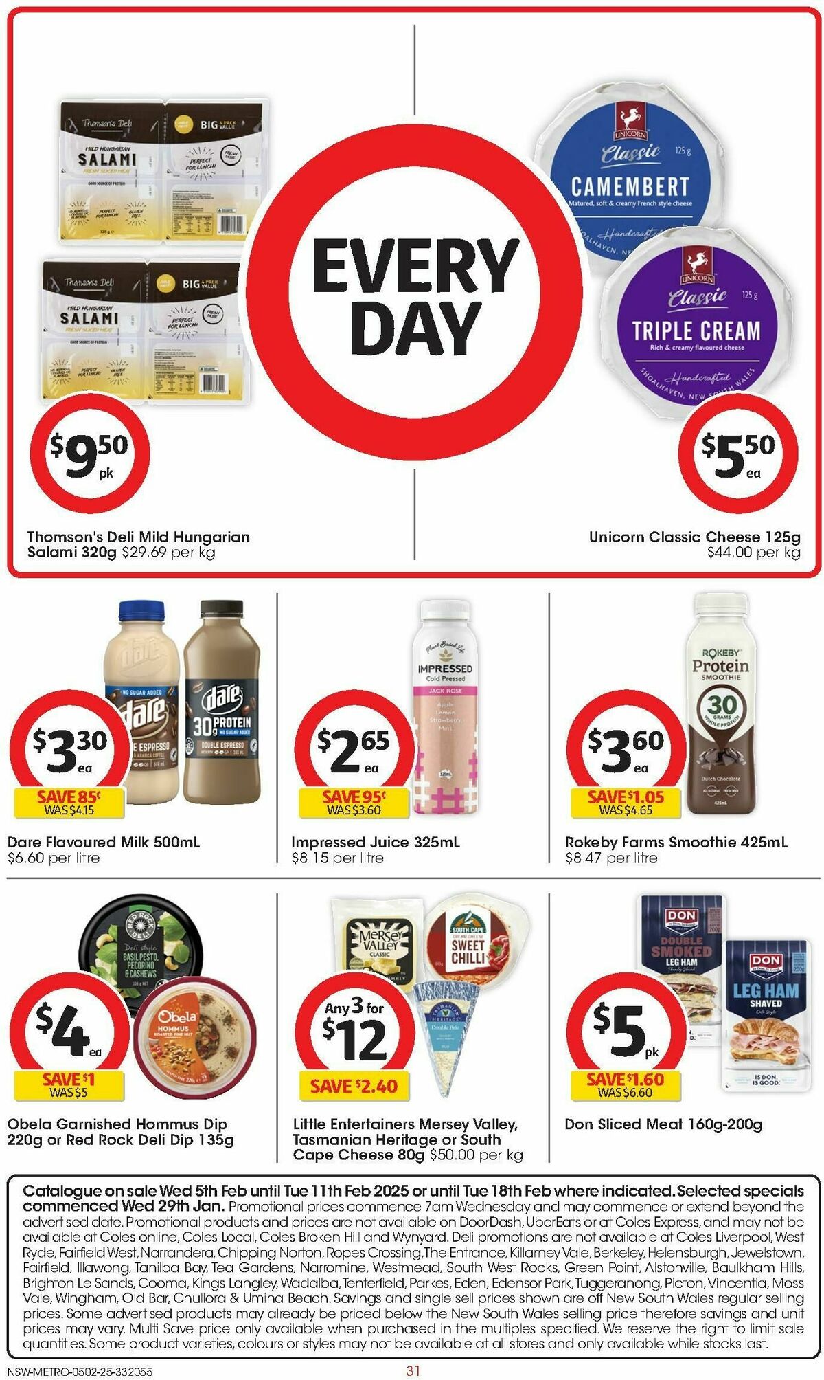 Coles Catalogues from 5 February