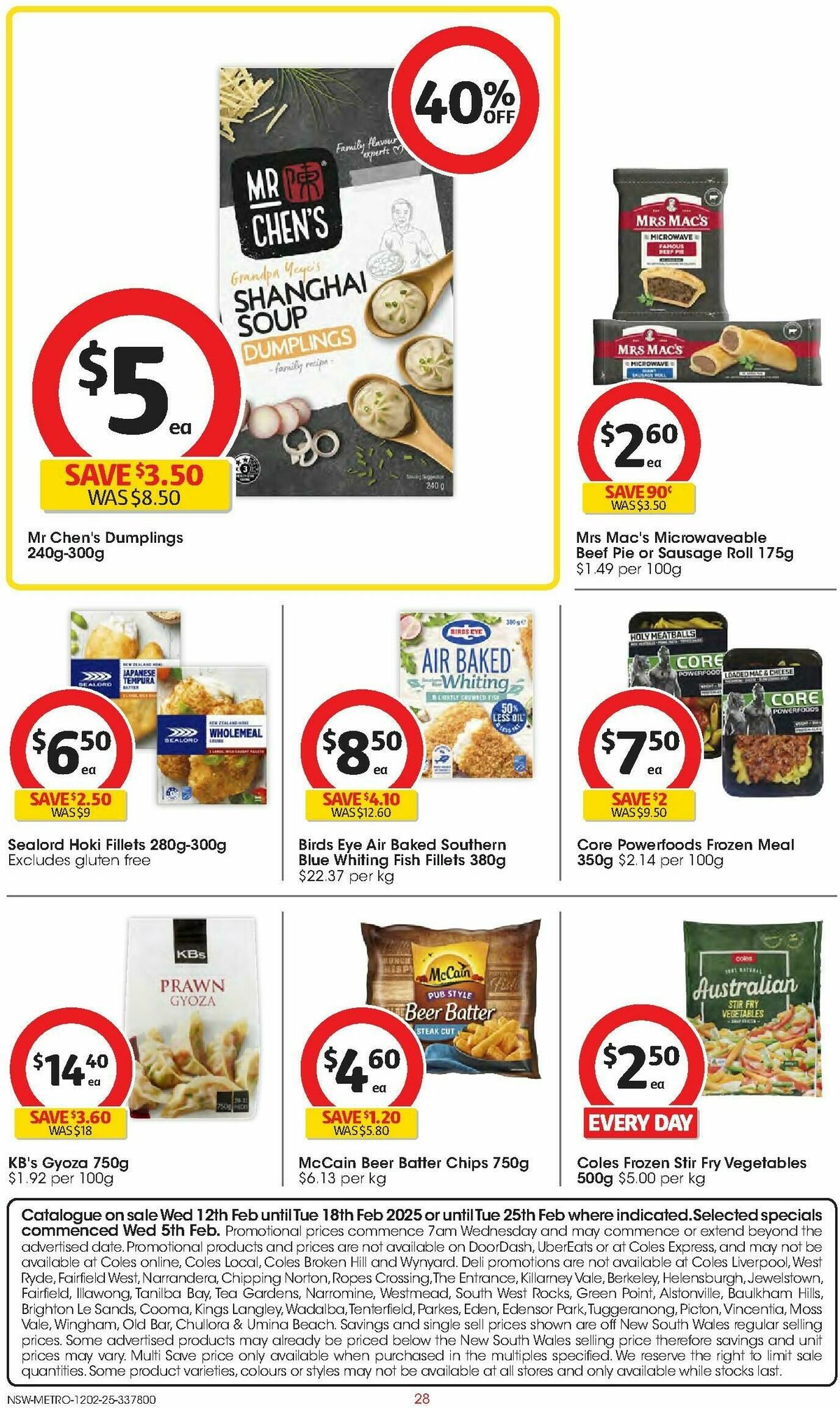 Coles Catalogues from 12 February