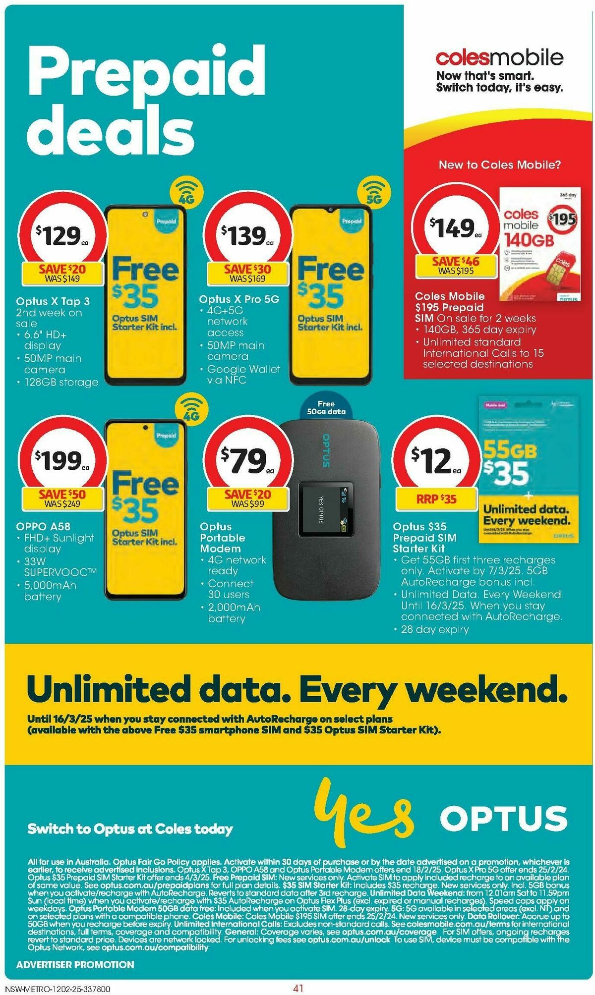 Coles Catalogues from 12 February